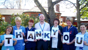 Wirral Hospice staff show thanks to supporters and volunteers
